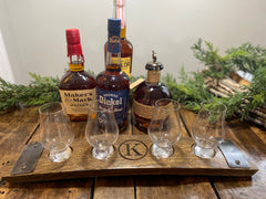 Personalized Glencairn Whiskey Flight Tray
