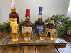 Personalized Glencairn Whiskey Flight Tray