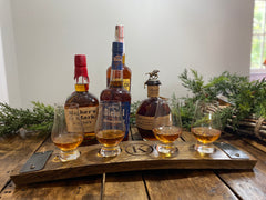 Personalized Glencairn Whiskey Flight Tray