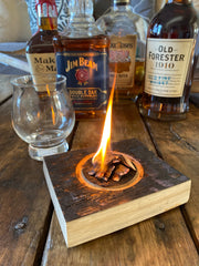 Bourbon Smoking Tray for Kentucky Bourbon Trail Glass, with Smoking Chips
