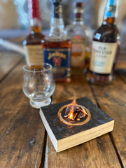 Bourbon Smoking Tray for Kentucky Bourbon Trail Glass, with Smoking Chips