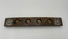 Wee Glencairn Flight Tray || Mini Glencairn - Made From An Authentic Whiskey Barrel Stave