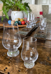 Wee Glencairn Flight Tray || Mini Glencairn - Made From An Authentic Whiskey Barrel Stave
