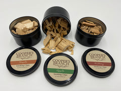 Smoked Cocktail Kit Gift Set with Smoking Chips & Torch | Made from Authentic Whiskey Barrel Stave