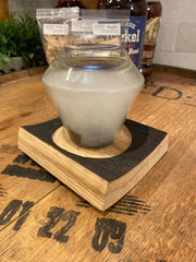 Smoked Cocktail Kit - Made From Authentic Whiskey Barrel Stave - Includes Hickory, Maple and Apple Smoking Chips