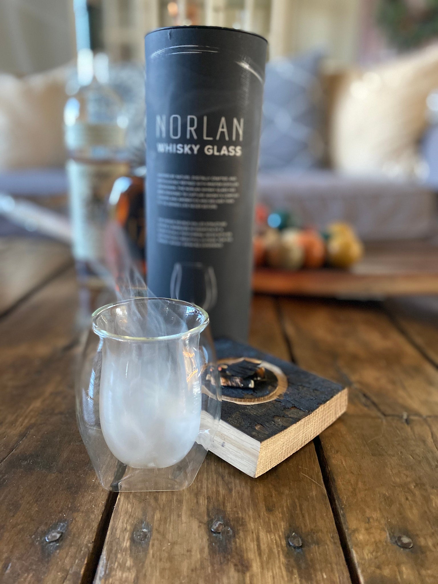 Smoking Tray for Norlan Whisky Glass with Smoking Chips (Glass NOT