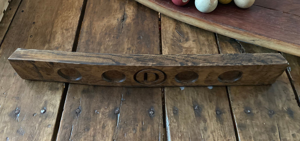Personalized Shot Glass Flight Tray - Made from an Authentic Whiskey Barrel Stave