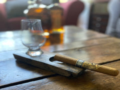 Glencairn Coaster with Cigar Ashtray || Cigar Rest || Personalization Available